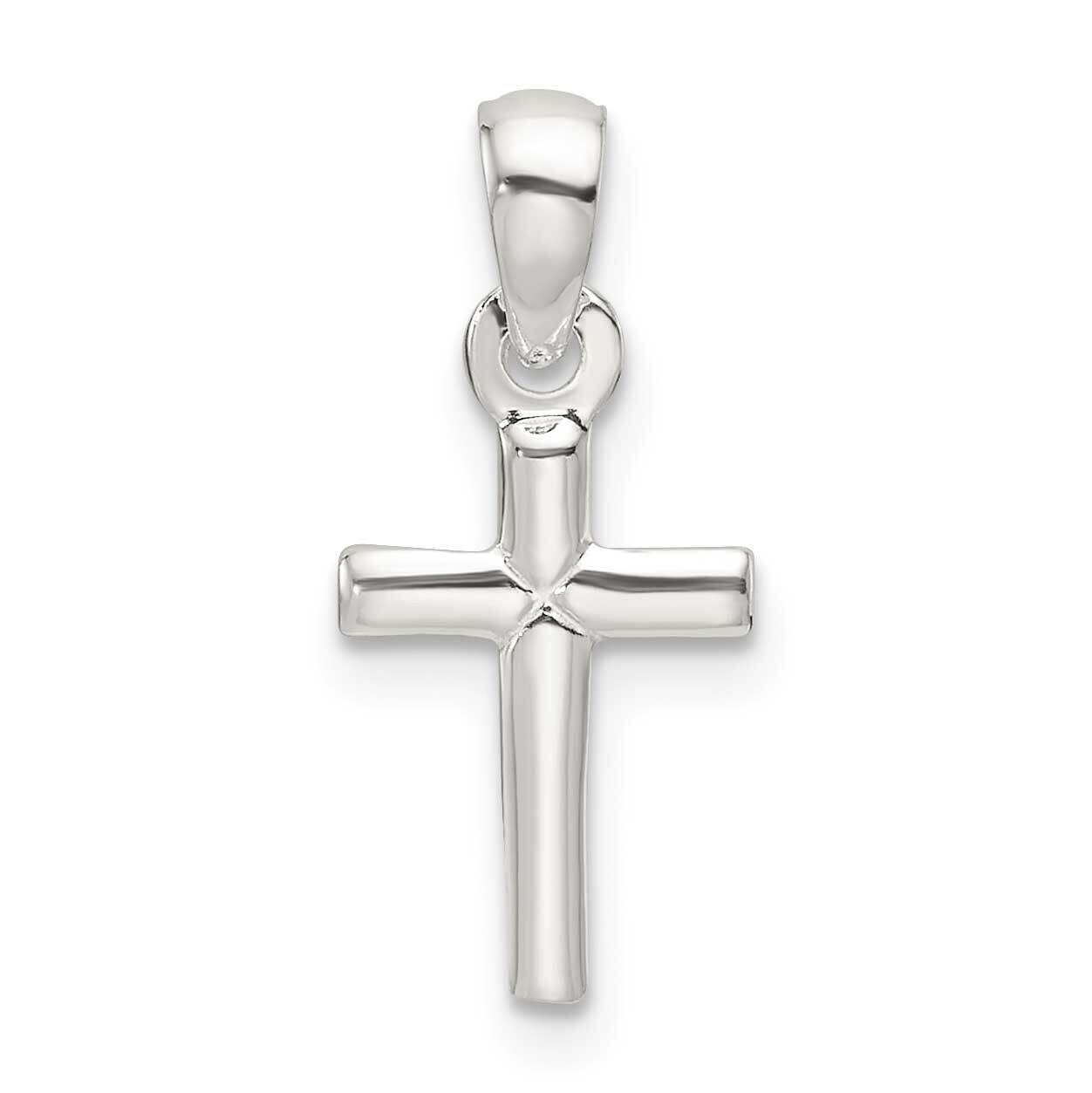 Cross Pendant Sterling Silver Polished QC11387, MPN: QC11387,