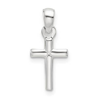 Cross Pendant Sterling Silver Polished QC11387, MPN: QC11387,