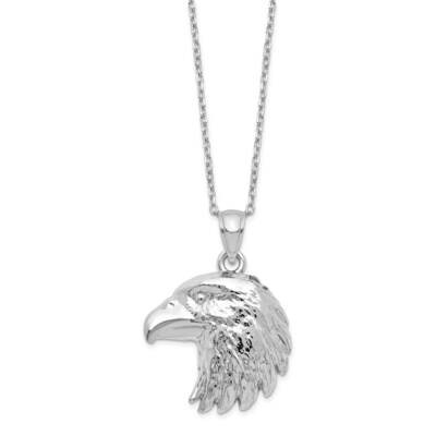 Eagle Ash Holder 18 Inch Necklace Sterling Silver Rhodium-Plated QC9750-18, MPN: QC9750-18, 1911019…
