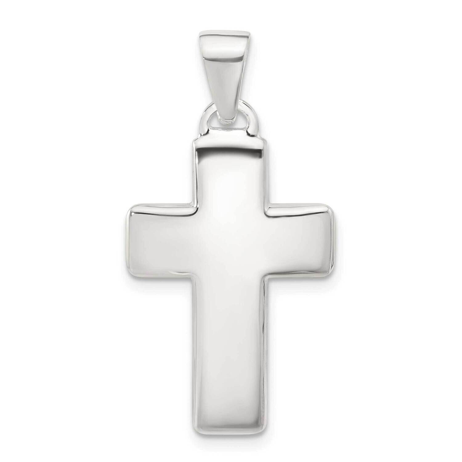 Cross Pendant Sterling Silver Polished QC11391 by Men&#39;s Jewelry and Accessories, MPN: QC11391,
