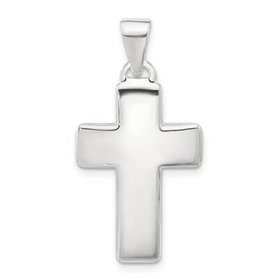 Cross Pendant Sterling Silver Polished QC11391 by Men&#39;s Jewelry and Accessories, MPN: QC11391,