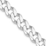 11mm Curb Chain 22 Inch Sterling Silver Rhodium-Plated QCB300R-22, MPN: QCB300R-22,