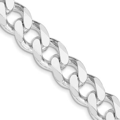 13mm Curb Chain 22 Inch Sterling Silver Rhodium-Plated QCB350R-22, MPN: QCB350R-22,
