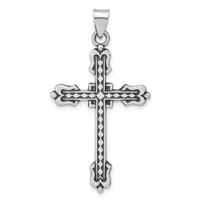 Antiqued Budded Cross Pendant Sterling Silver QC11457 by Men&#39;s Jewelry and Accessories, MPN: QC1145…