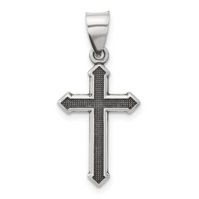 Antiqued Textured Cross Pendant Sterling Silver QC11415 by Men&#39;s Jewelry and Accessories, MPN: QC11…
