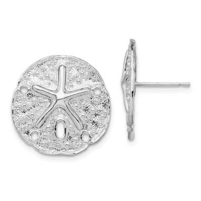 SDollar Starfish Post Earrings Sterling Silver Polished QE15523, MPN: QE15523, 637218181803
