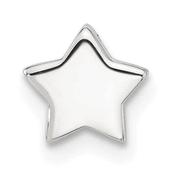 E-Coated Star Slide Charm Sterling Silver QC11492, MPN: QC11492,