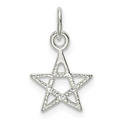 Star Charm Sterling Silver QC9756, MPN: QC9756,