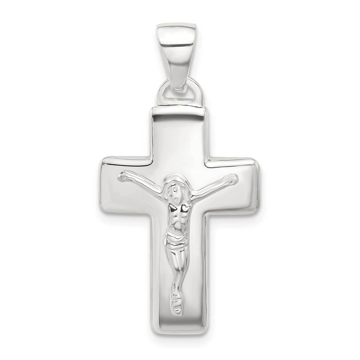 Crucifix Cross Pendant Sterling Silver Polished QC11451 by Men&#39;s Jewelry and Accessories, MPN: QC11…
