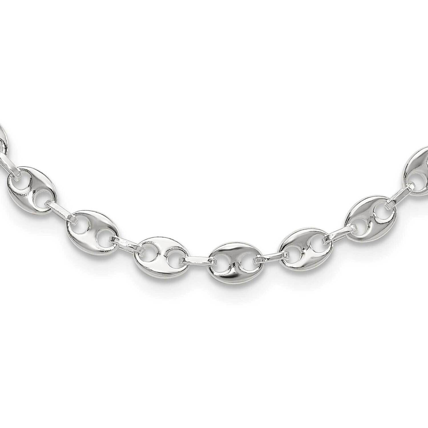 16 Inch 2 Inch Extender Fancy Link Necklace Sterling Silver Rhodium-Plated QG6503-16