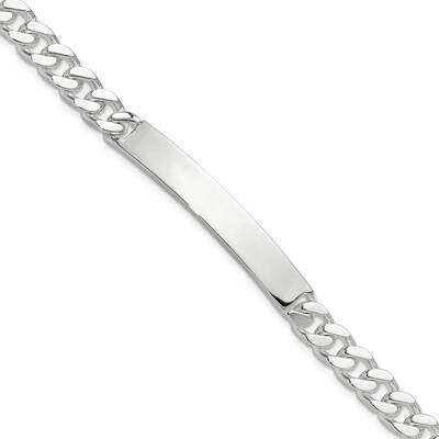 8 Inch Curb Id Bracelet Sterling Silver QID241-8 by Men&#39;s Jewelry and Accessories, MPN: QID241-8,