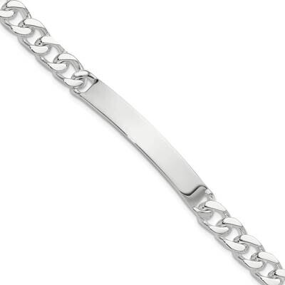 7 Inch Curb Id Bracelet Sterling Silver QID241-7, MPN: QID241-7,