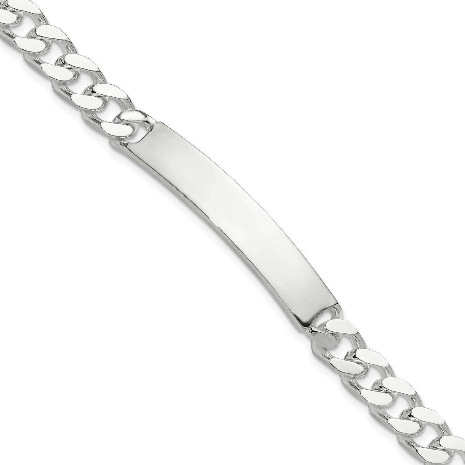 8 Inch Curb Id Bracelet Sterling Silver QID242-8 by Men&#39;s Jewelry and Accessories, MPN: QID242-8,