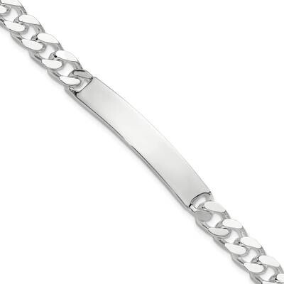 7 Inch Curb Id Bracelet Sterling Silver QID242-7, MPN: QID242-7,