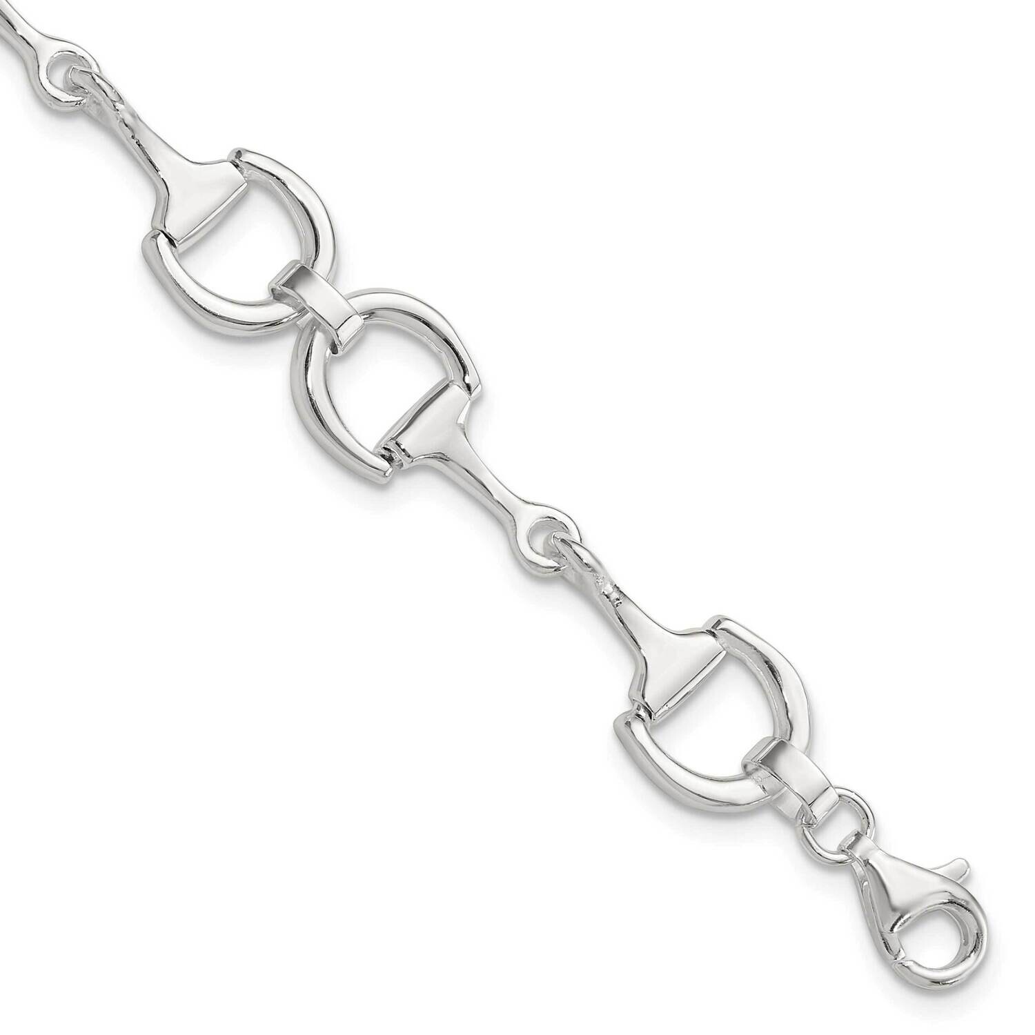 Fancy Link 7.5 Inch Bracelet Sterling Silver QG6413-7.5, MPN: QG6413-7.5,