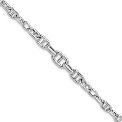 6.75 1 Inch Extender Fancy Link Bracelet Sterling Silver Rhodium-Plated QG6536-6.75, MPN: QG6536-6.…