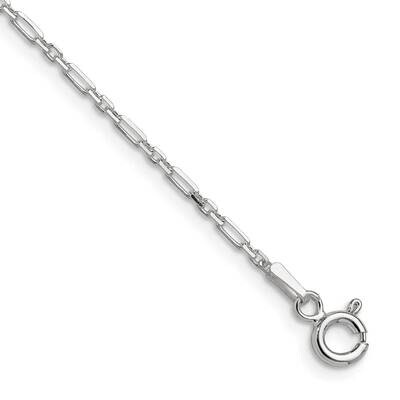 Diamond-Cut 1.75mm 3 Short Plus 1 Long Cable Link Chain 16 Inch Sterling Silver QFL050-16, MPN: QFL…