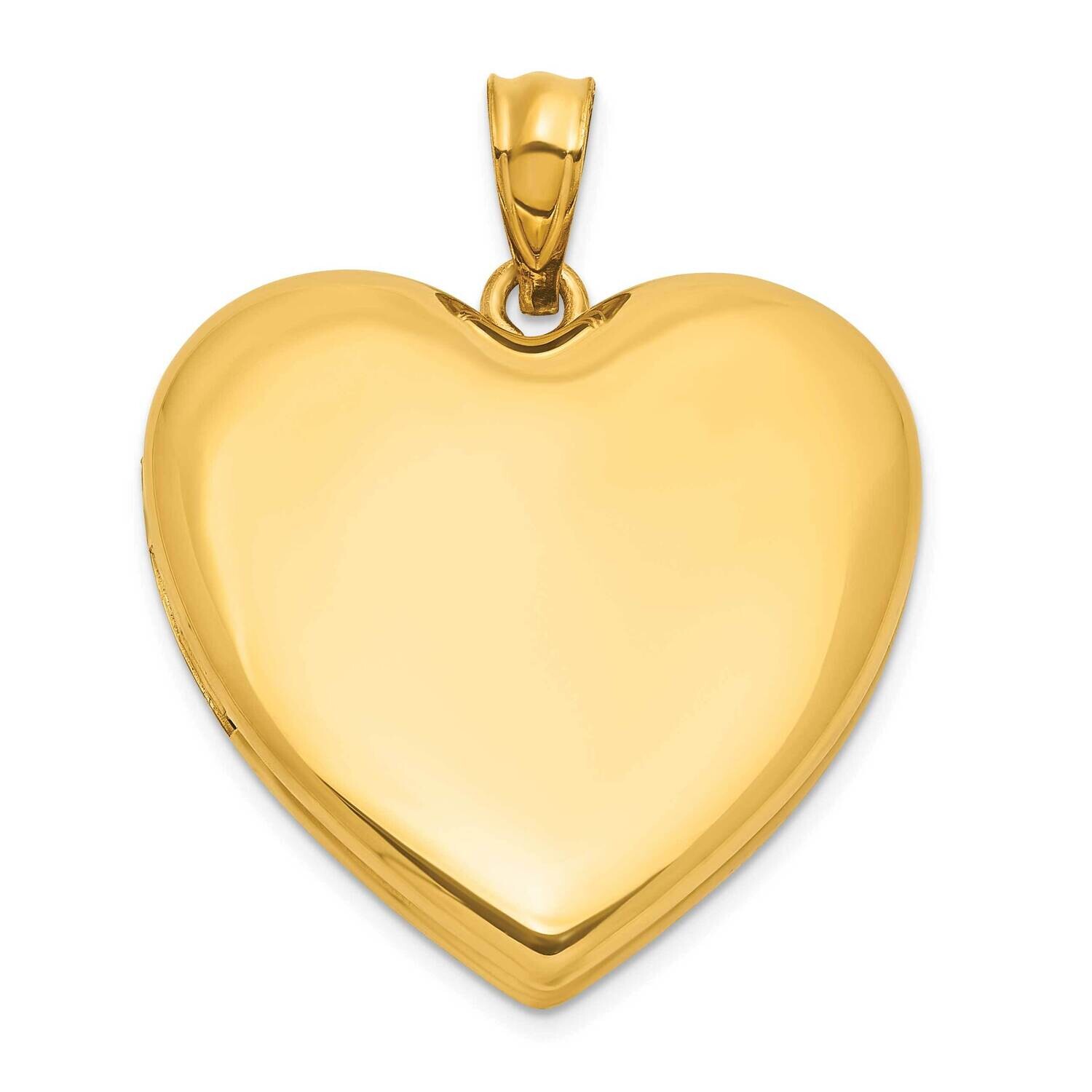 1 20 Gold Filled Polished Satin 24mm Heart Locket QLS1188, MPN: QLS1188,