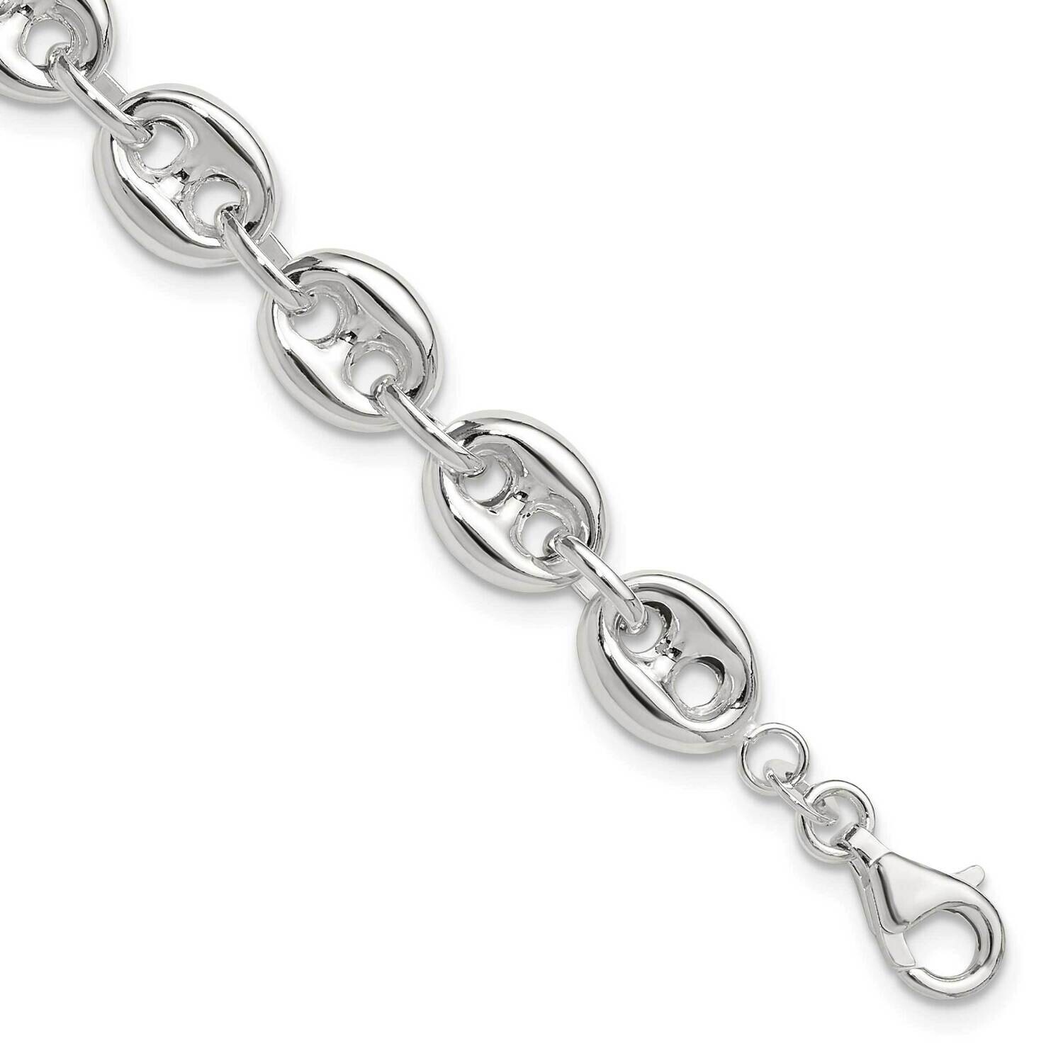 Fancy Link Bracelet 7.5 Inch Sterling Silver Polished QG6414-7.5, MPN: QG6414-7.5,
