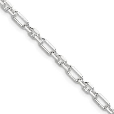 Diamond-Cut 4mm 3 Short Plus 1 Long Cable Link Chain 16 Inch Sterling Silver QFL100-16, MPN: QFL100…
