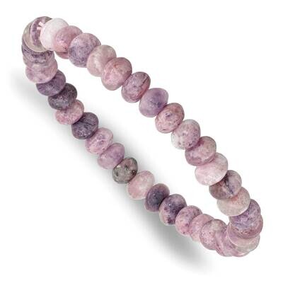 Charoite 7mm Beaded Stretch Bracelet QH5733, MPN: QH5733,