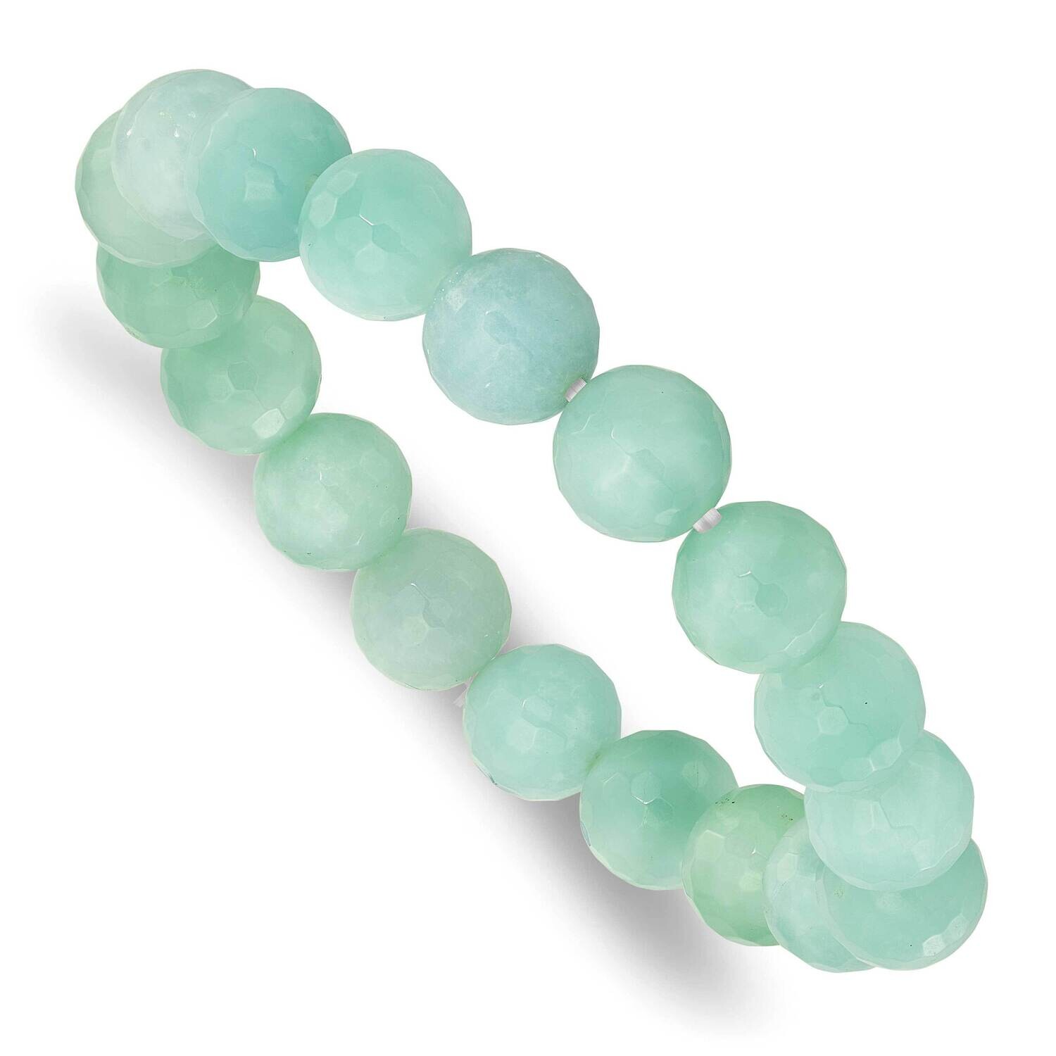 Amazonite 10mm Beaded Stretch Bracelet QH5742, MPN: QH5742,