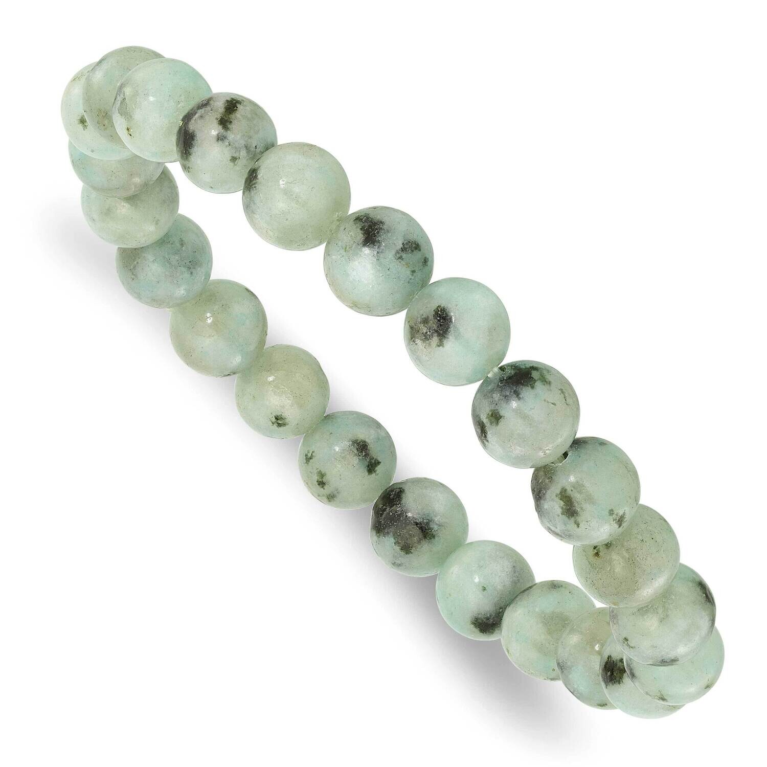 Kiwi Jasper 8.5mm Beaded Stretch Bracelet QH5752, MPN: QH5752,