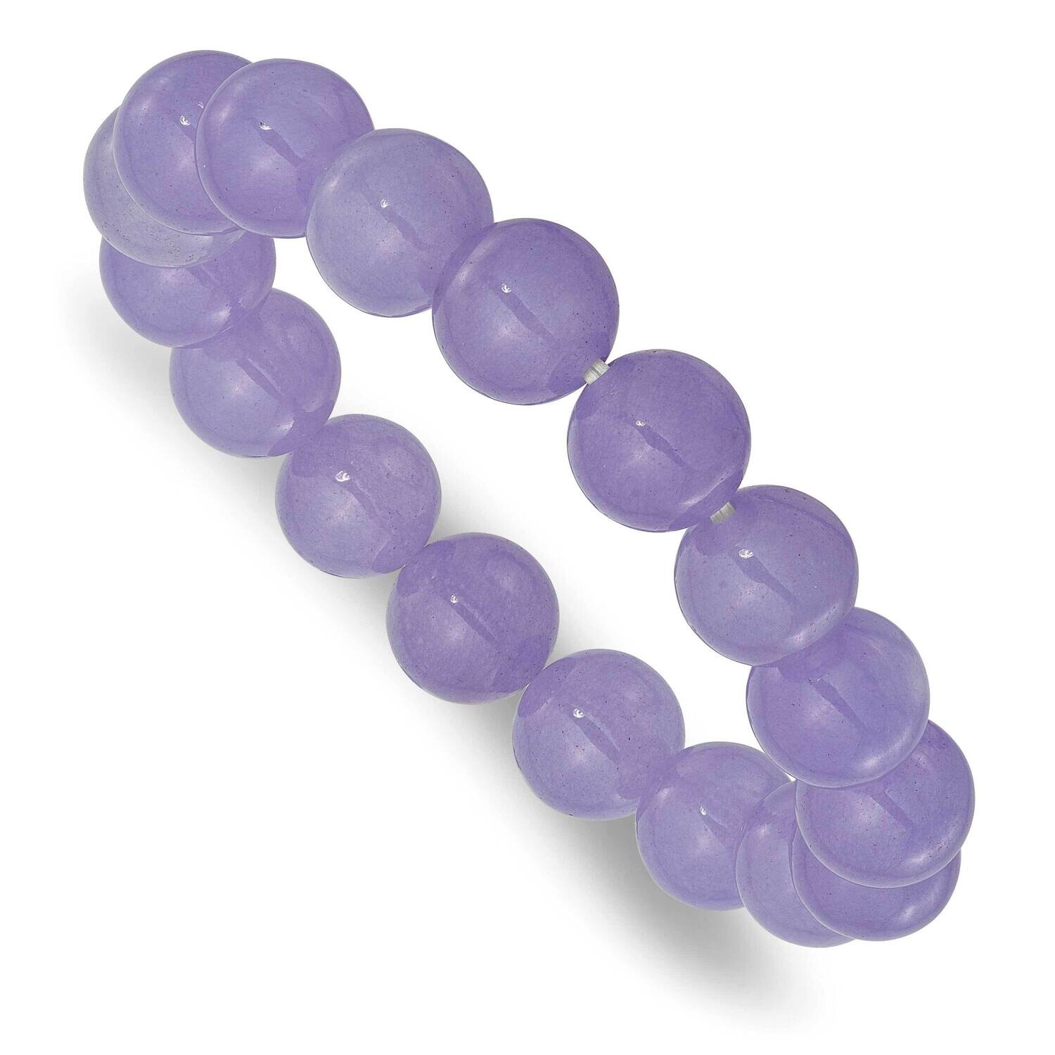 Lavender Quartz 10mm Beaded Stretch Bracelet QH5735, MPN: QH5735,