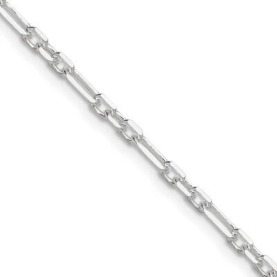 Diamond-Cut 3mm 3 Short Plus 1 Long Cable Link Chain 16 Inch Sterling Silver QFL080-16, MPN: QFL080…