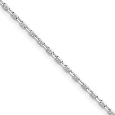 Diamond-Cut 1.75mm Marine Link Chain 24 Inch Sterling Silver Polished QMA050-24, MPN: QMA050-24,
