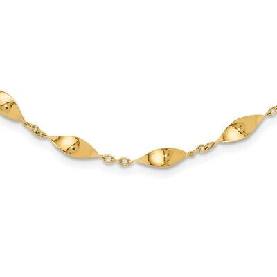 Fancy Necklace 14k Polished Gold SF3032-18, MPN: SF3032-18,