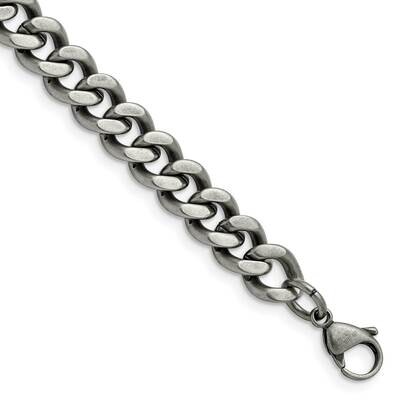 Chisel Oxidized 9.25mm 8.5 Inch Curb Chain Stainless Steel SRN1612-8.5 by Chisel, MPN: SRN1612-8.5,…