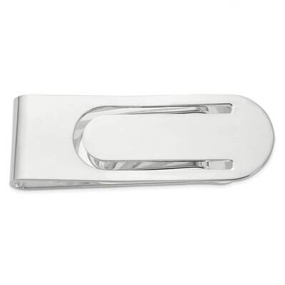 Polished Money Clip Sterling Silver Rhodium-Plated QQ666 by Men&#39;s Jewelry and Accessories, MPN: QQ6…