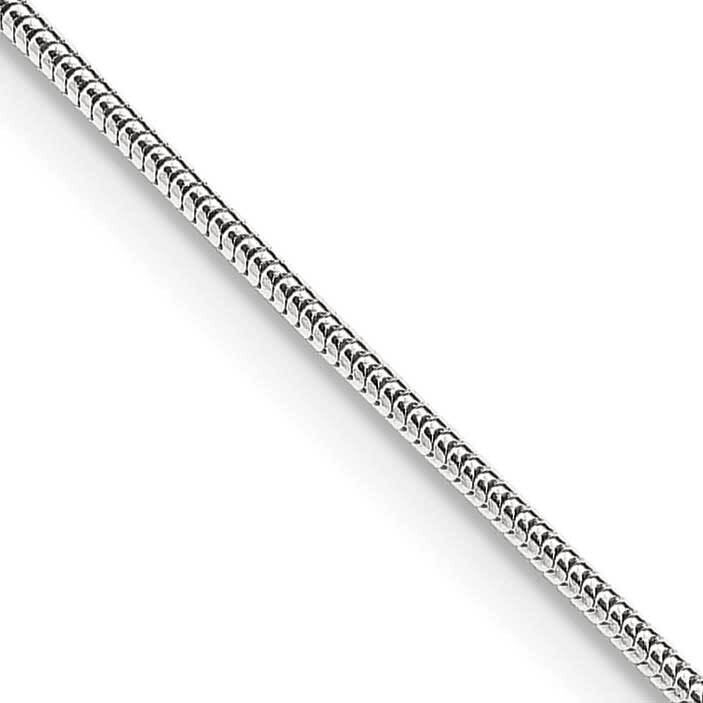 1mm Round Snake Chain 16 Inch Sterling Silver QSNL030-16, MPN: QSNL030-16,