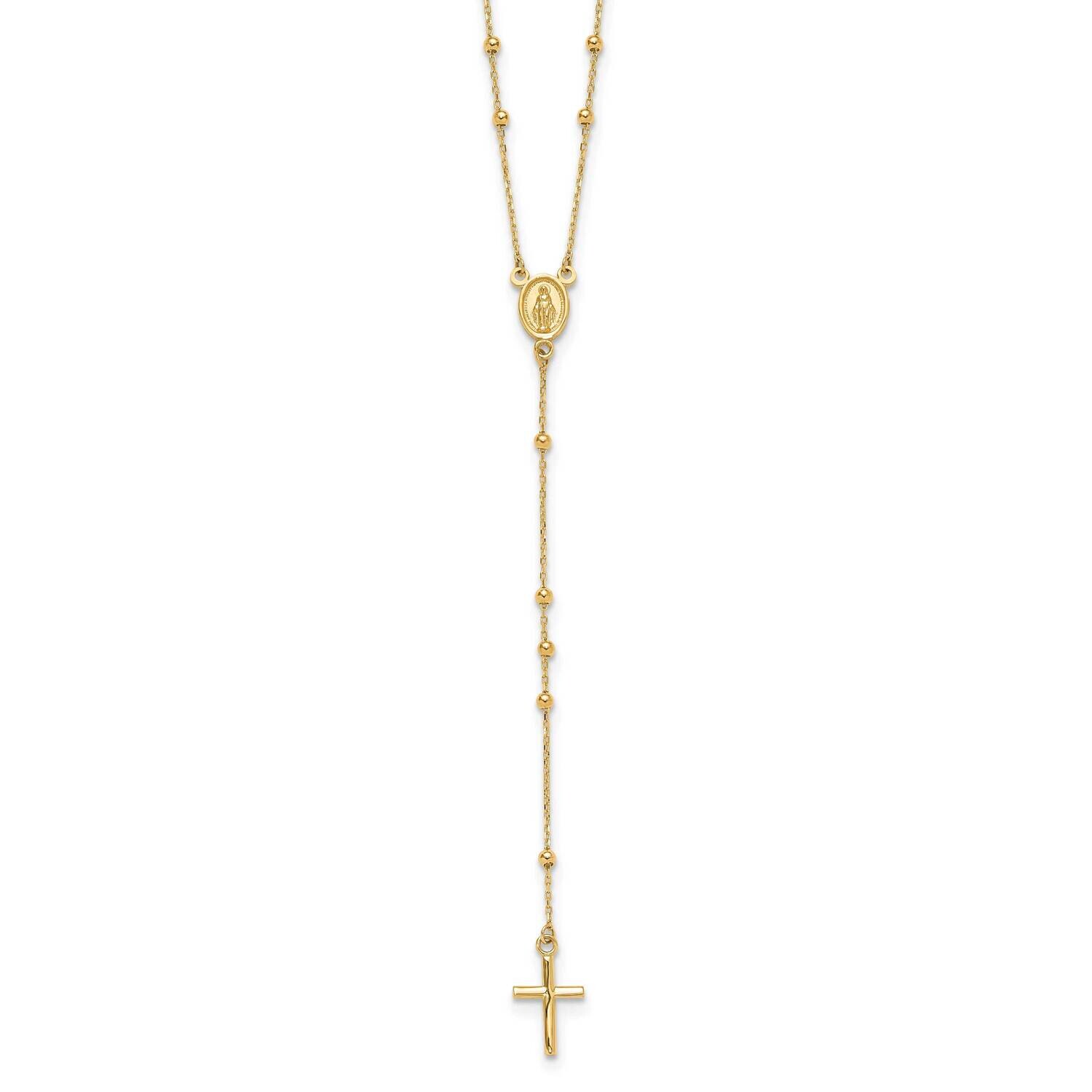 Rosary 14k Polished Gold SF3059-24.5