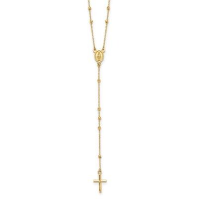Rosary 14k Polished Gold SF3059-24.5, MPN: SF3059-24.5,