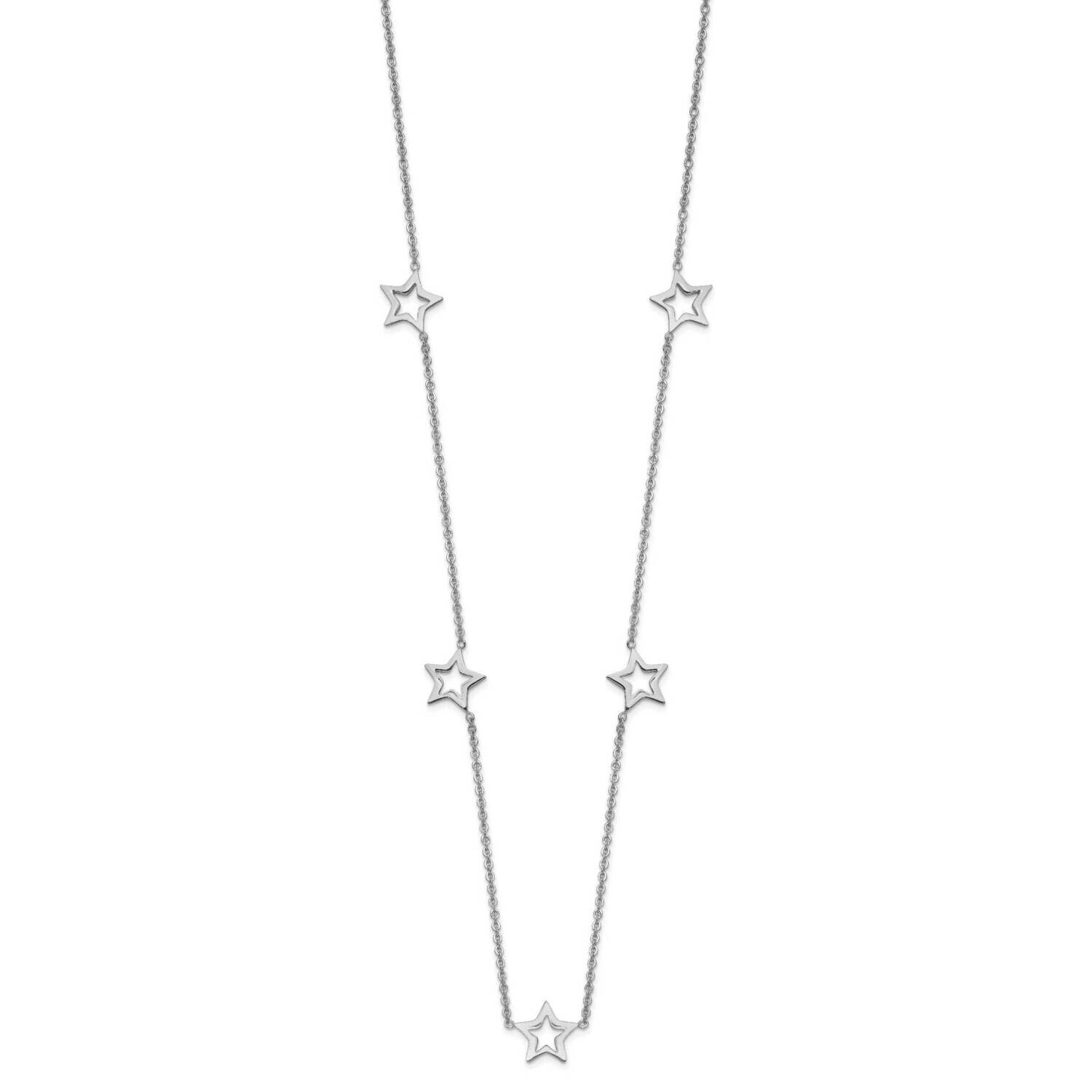 Star 2 Inch Extension Necklace 14k White Gold SF1724W-16, MPN: SF1724W-16,