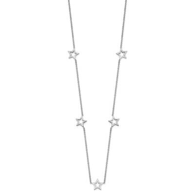 Star 2 Inch Extension Necklace 14k White Gold SF1724W-16, MPN: SF1724W-16,