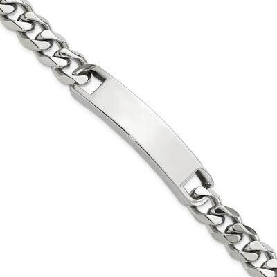 Chisel Polished Curb Link 8.5 Inch Id Bracelet Stainless Steel SRB3086-8.5 by Chisel, MPN: SRB3086-…