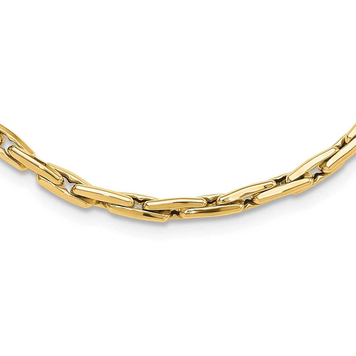 4.2mm Fancy Link Necklace 14k Polished Gold SF2988-18.25, MPN: SF2988-18.25,