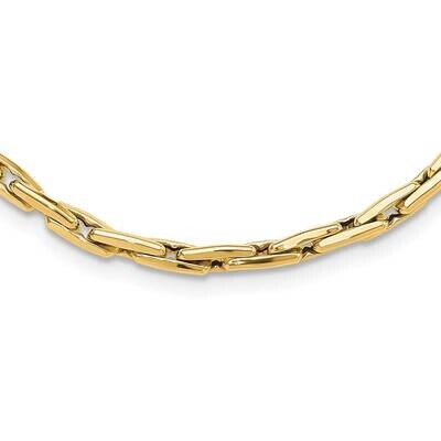 4.2mm Fancy Link Necklace 14k Polished Gold SF2988-18.25, MPN: SF2988-18.25,