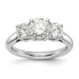 Platinum 3-Stone Engagement Mounting RM2950E-125-PL, MPN: RM2950E-125-PL,