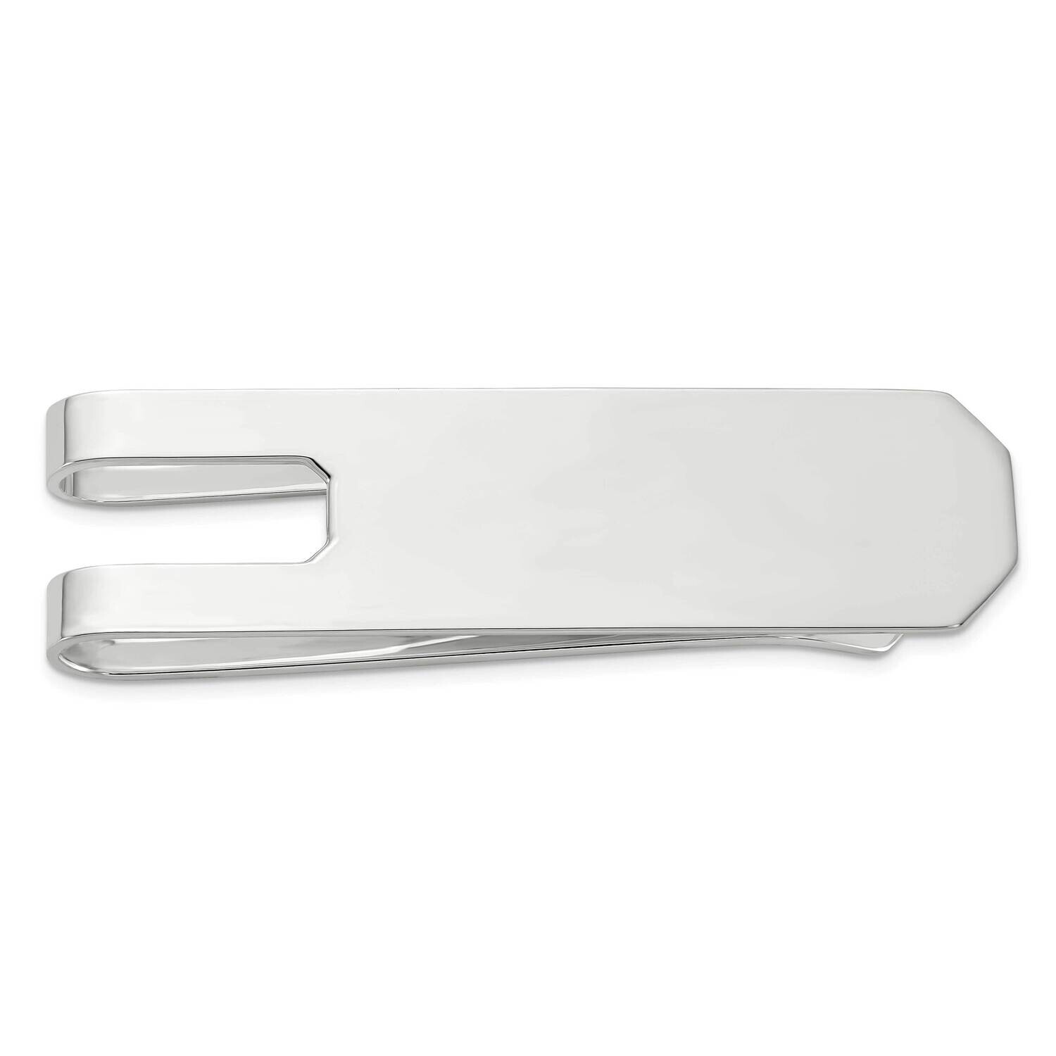Polished Money Clip Sterling Silver Rhodium-Plated QQ665 by Men&#39;s Jewelry and Accessories, MPN: QQ6…