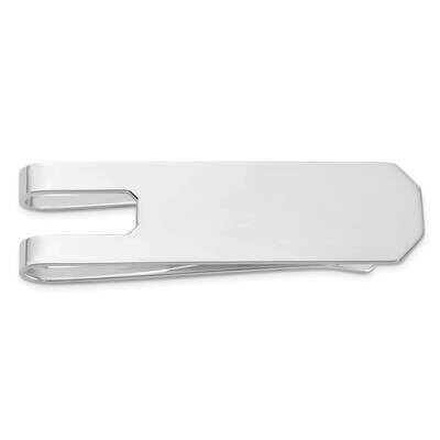 Polished Money Clip Sterling Silver Rhodium-Plated QQ665 by Men&#39;s Jewelry and Accessories, MPN: QQ6…