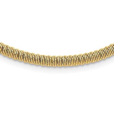 Yellow Ip-Plated Textured Mesh 1.5 Inch Extender Necklace Stainless Steel SRN1393-20 by Chisel, MPN…