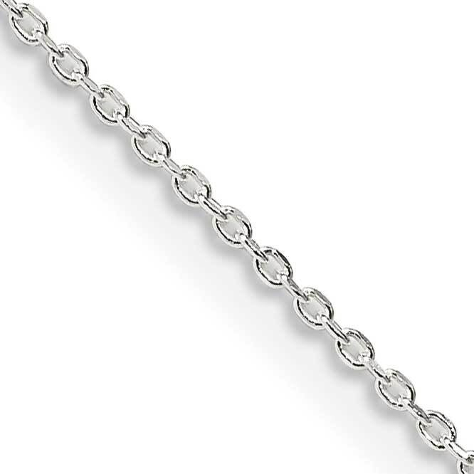 .95mm Diamond-Cut Forzantina Cable Chain 22 Inch Sterling Silver QPE81-22, MPN: QPE81-22,