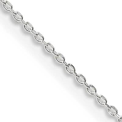 .95mm Diamond-Cut Forzantina Cable Chain 22 Inch Sterling Silver QPE81-22, MPN: QPE81-22,