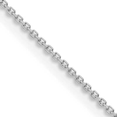 1mm 8 Sided Diamond-Cut Cable Chain 14 Inch Sterling Silver Rhodium-Plated QPE64R-14, MPN: QPE64R-1…