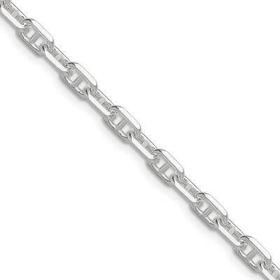 Diamond-Cut 4.75mm Marine Link Chain 16 Inch Sterling Silver Polished QMA120-16, MPN: QMA120-16,