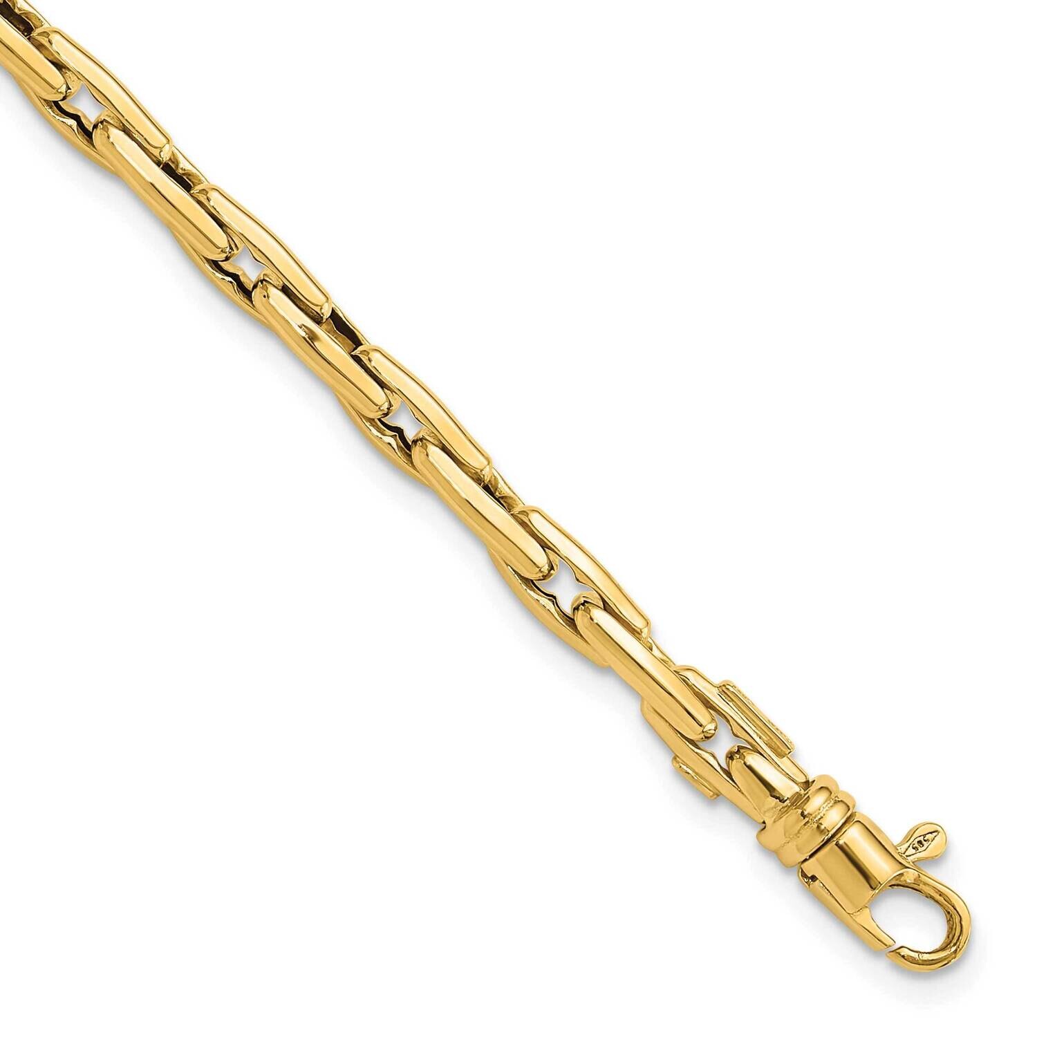 4.2mm Fancy Link Bracelet 7.5 Inch 14k Polished Gold SF2988-7.5, MPN: SF2988-7.5,